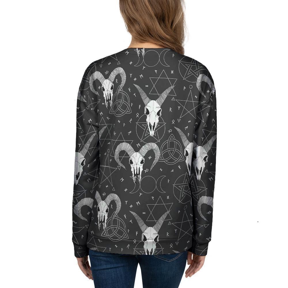 Capricorn Astrology Gothic Witch Women's Sweatshirt-grizzshop