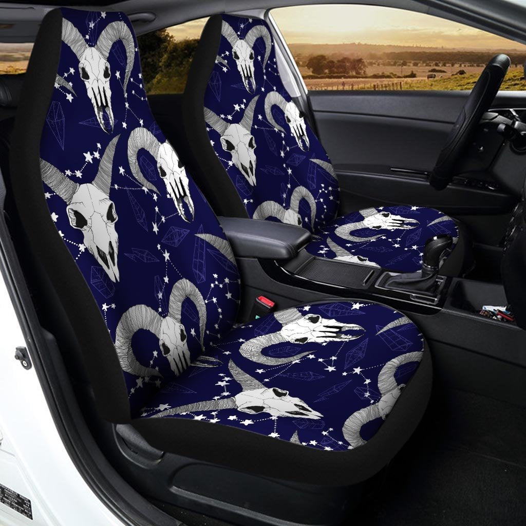 Capricorn Astrology Magic Witch Car Seat Covers-grizzshop