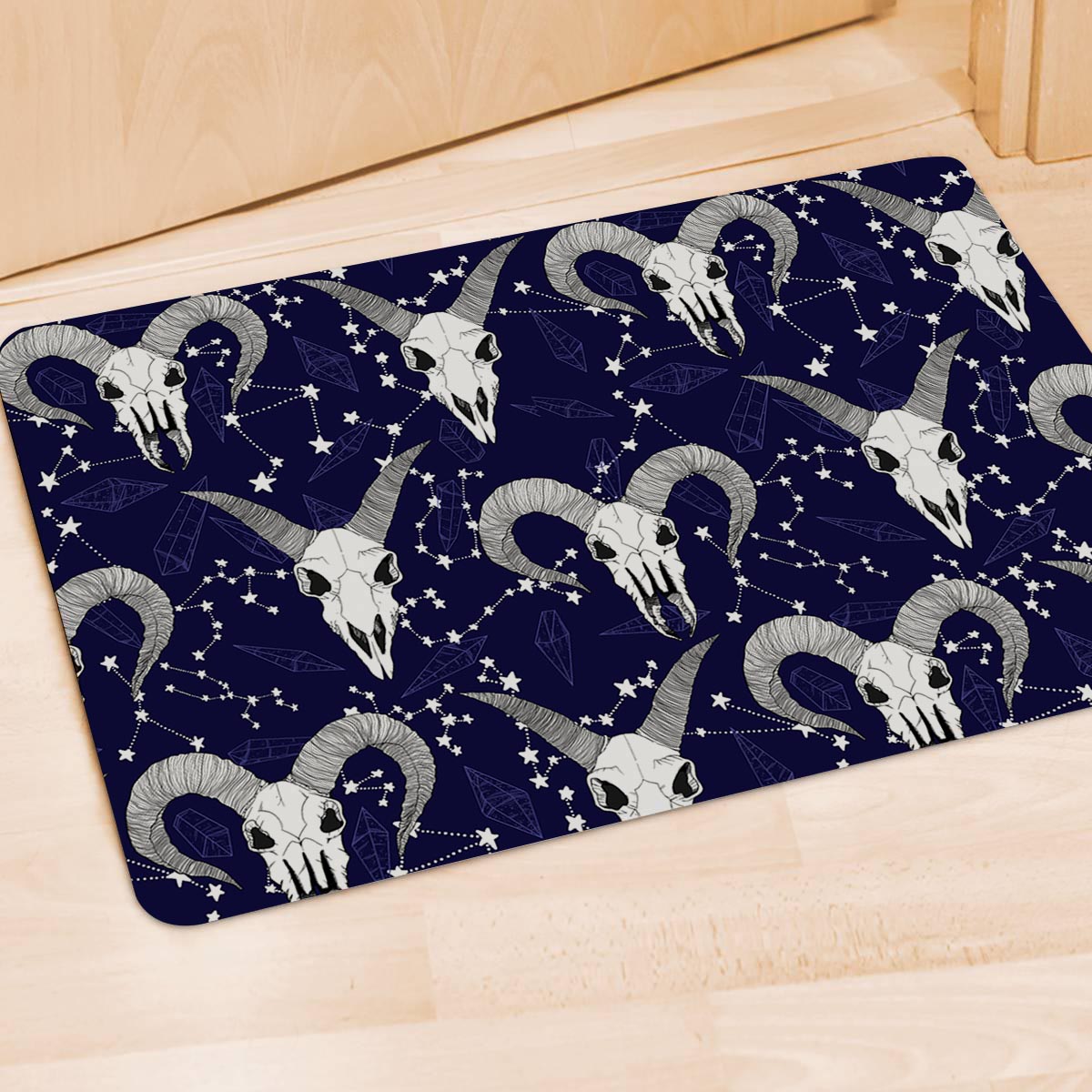 Capricorn Astrology Magic Witch Door Mat-grizzshop