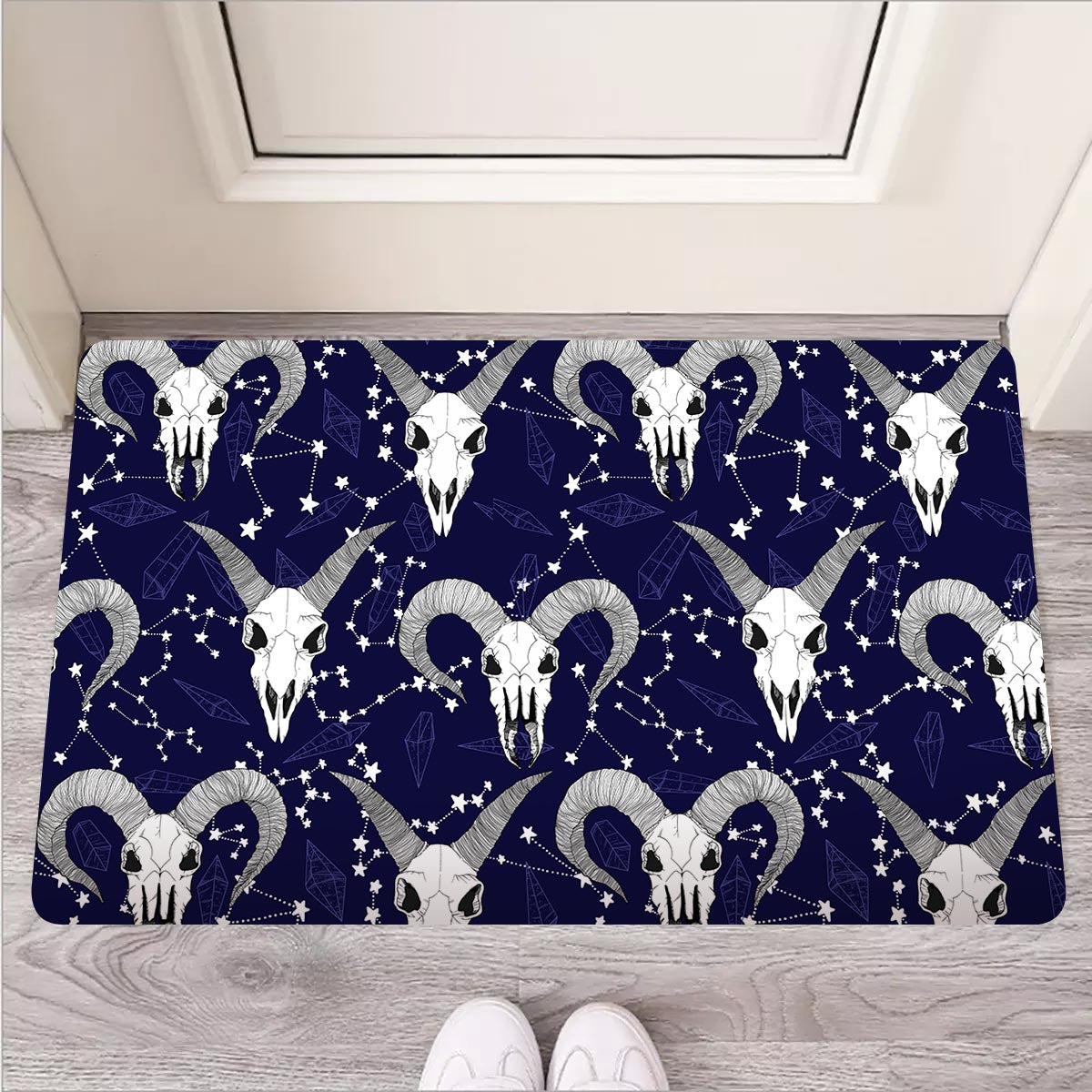 Capricorn Astrology Magic Witch Door Mat-grizzshop