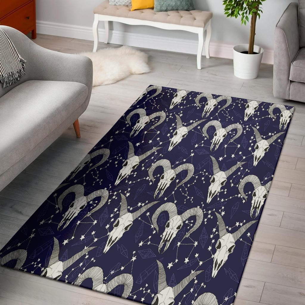 Capricorn Astrology Magic Witch Floor Mat-grizzshop