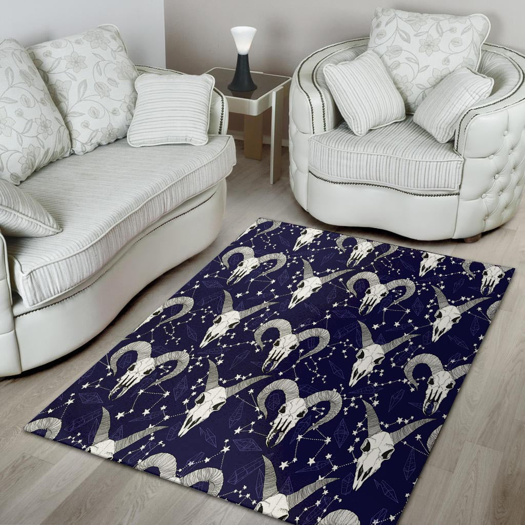 Capricorn Astrology Magic Witch Floor Mat-grizzshop