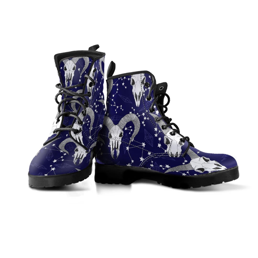 Capricorn Astrology Magic Witch Men's Boots-grizzshop