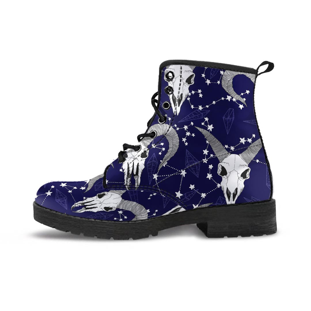 Capricorn Astrology Magic Witch Men's Boots-grizzshop