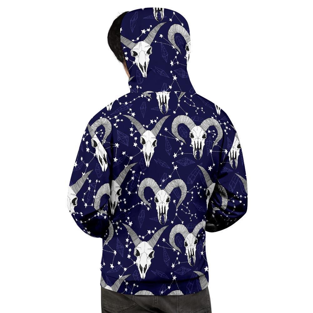 Capricorn Astrology Magic Witch Men's Hoodie-grizzshop