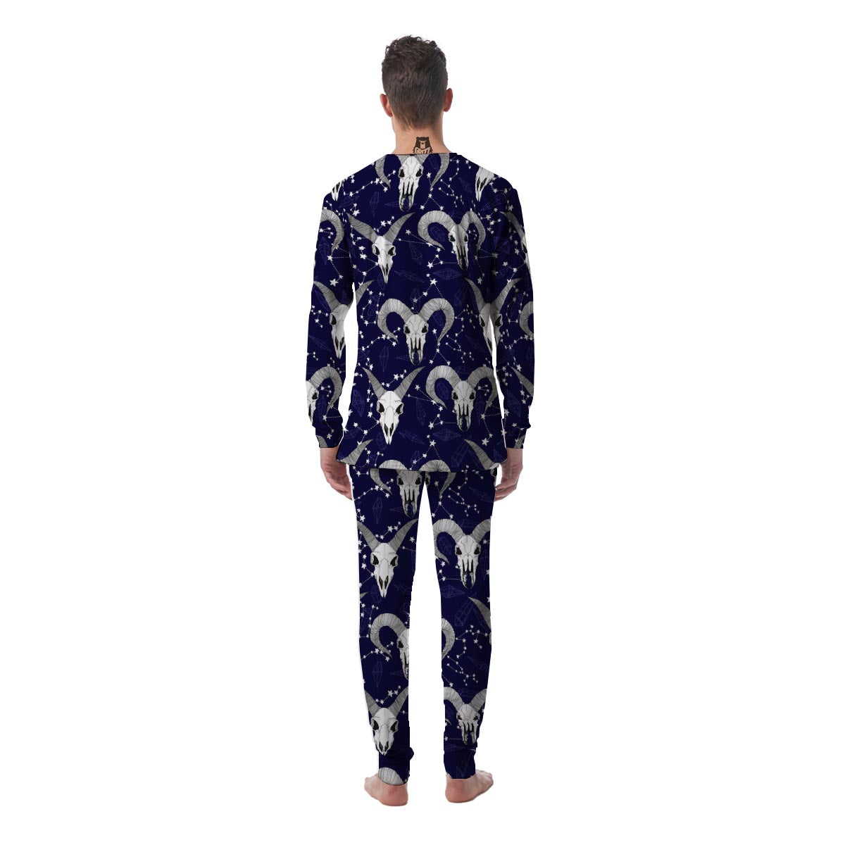 Capricorn Astrology Magic Witch Men's Pajamas-grizzshop