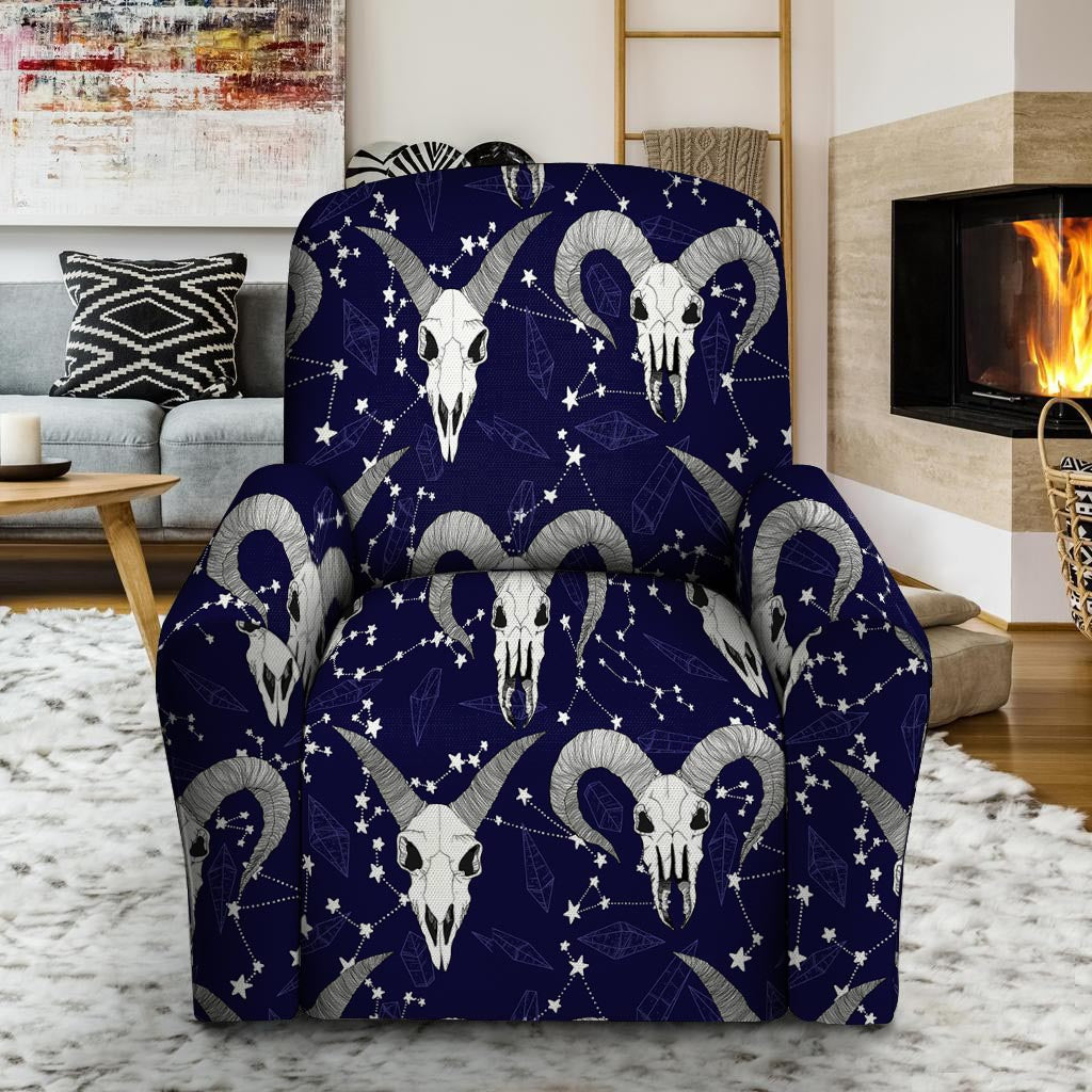 Capricorn Astrology Magic Witch Recliner Cover-grizzshop