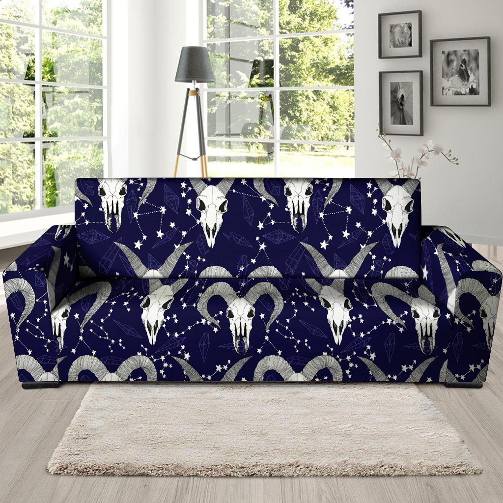 Capricorn Astrology Magic Witch Sofa Cover-grizzshop