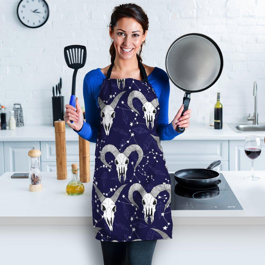 Capricorn Astrology Magic Witch Women's Apron-grizzshop