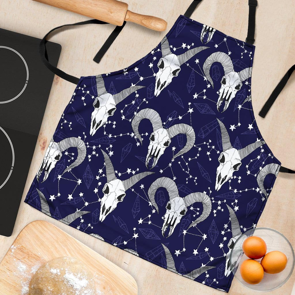 Capricorn Astrology Magic Witch Women's Apron-grizzshop