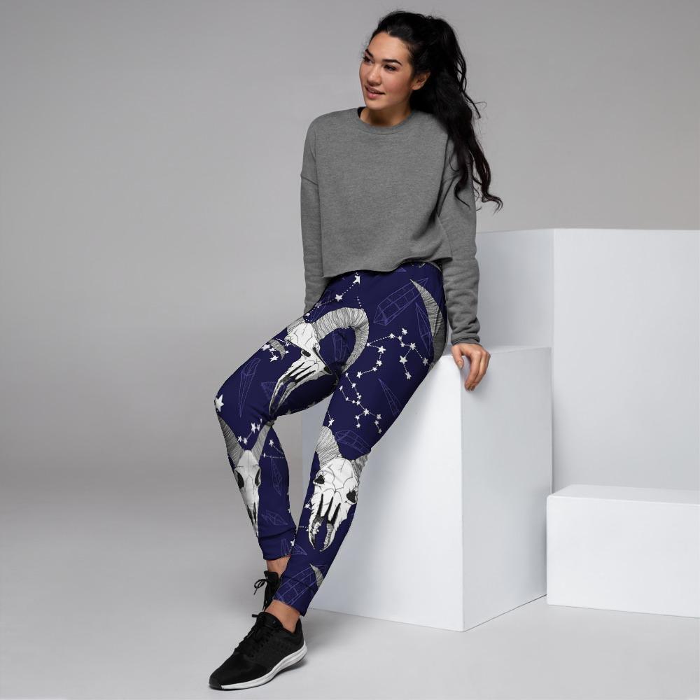 Capricorn Astrology Magic Witch Women's Joggers-grizzshop