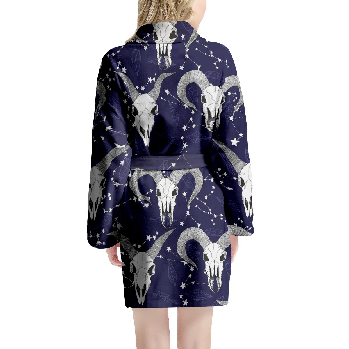 Capricorn Astrology Magic Witch Women's Robe-grizzshop