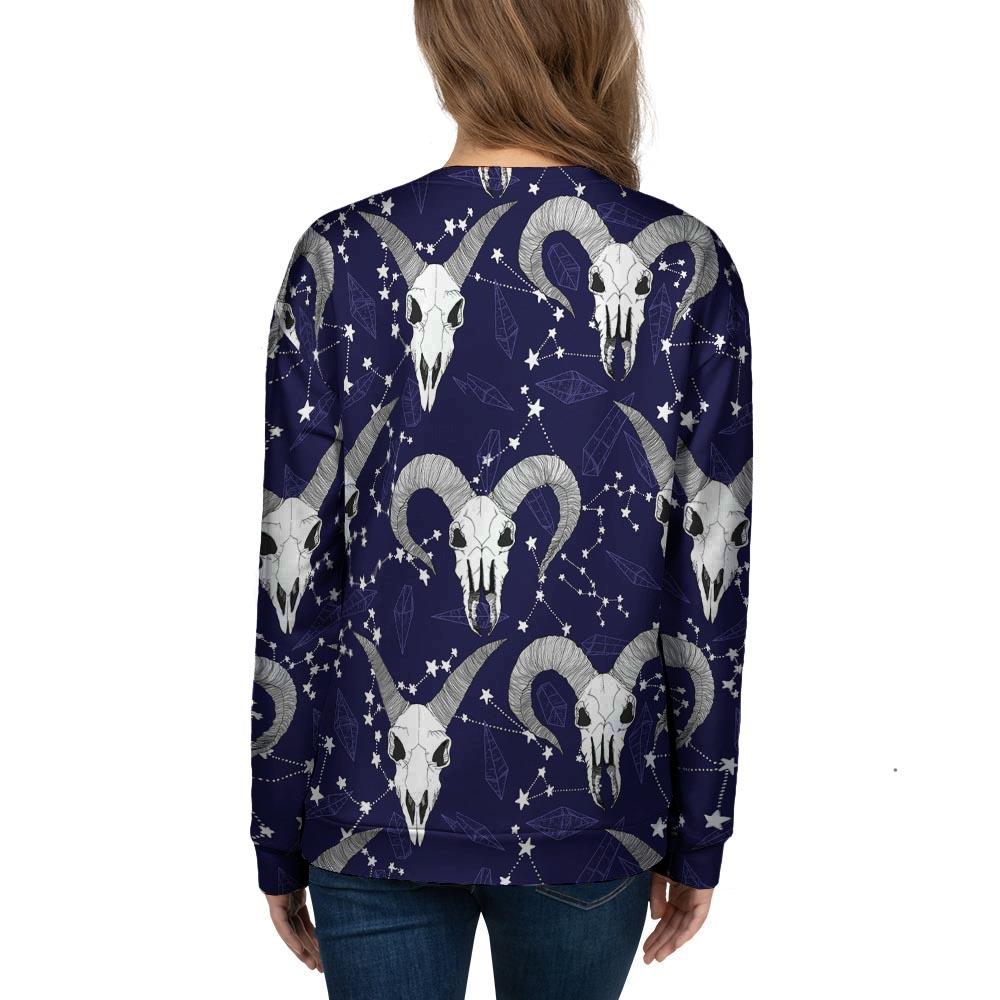 Capricorn Astrology Magic Witch Women's Sweatshirt-grizzshop