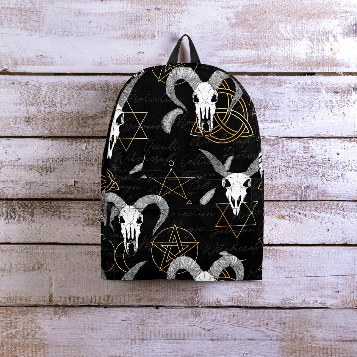 Capricorn Astrology Witch Gothic Backpack-grizzshop