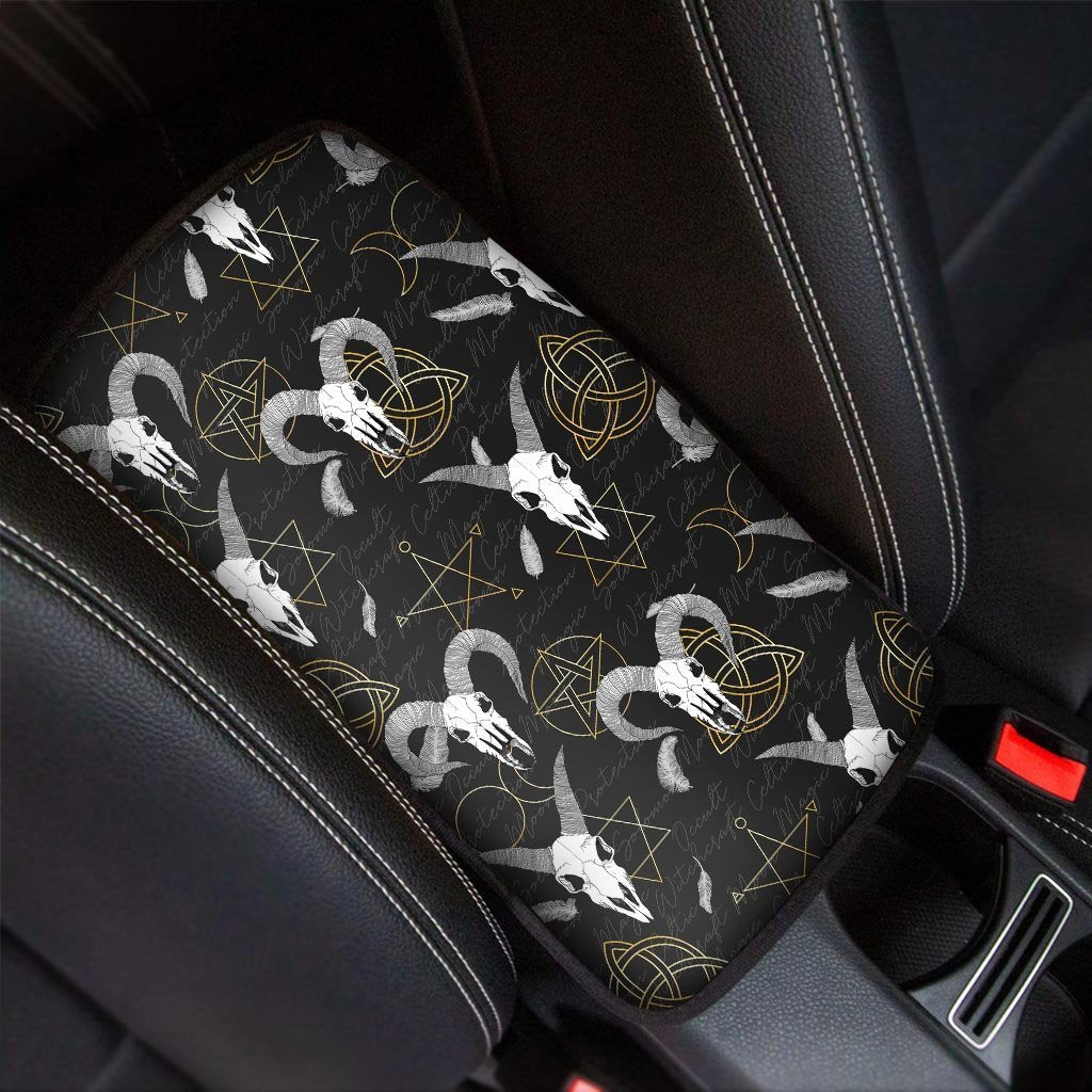 Capricorn Astrology Witch Gothic Car Console Cover-grizzshop