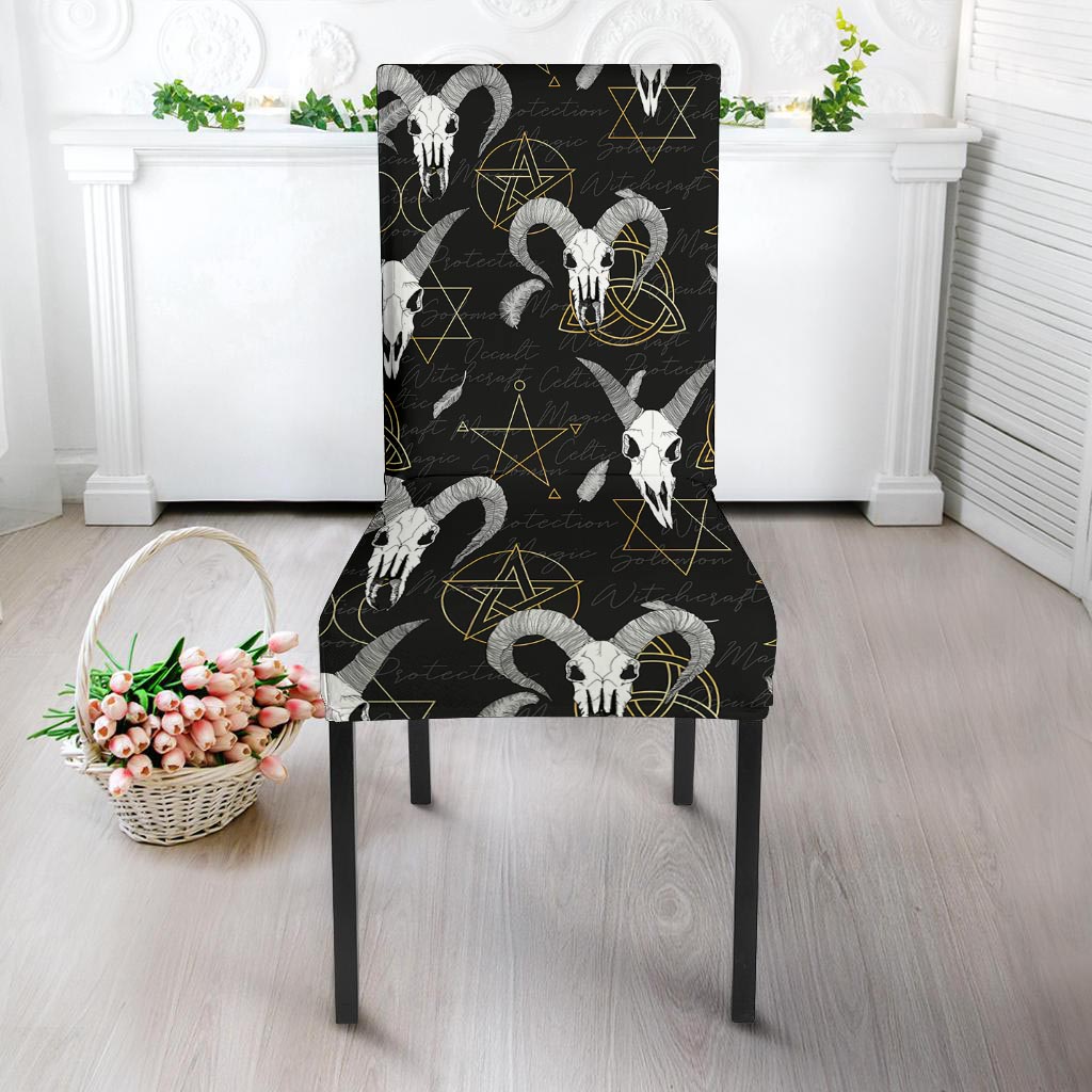 Capricorn Astrology Witch Gothic Chair Cover-grizzshop