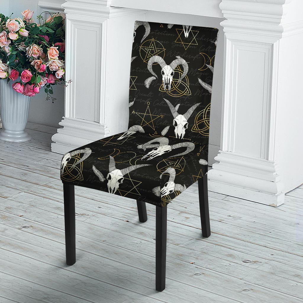 Capricorn Astrology Witch Gothic Chair Cover-grizzshop