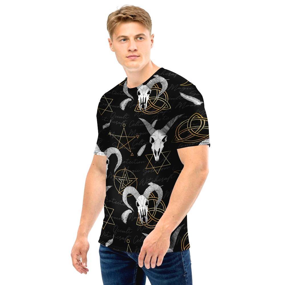 Capricorn Astrology Witch Gothic Men T Shirt-grizzshop