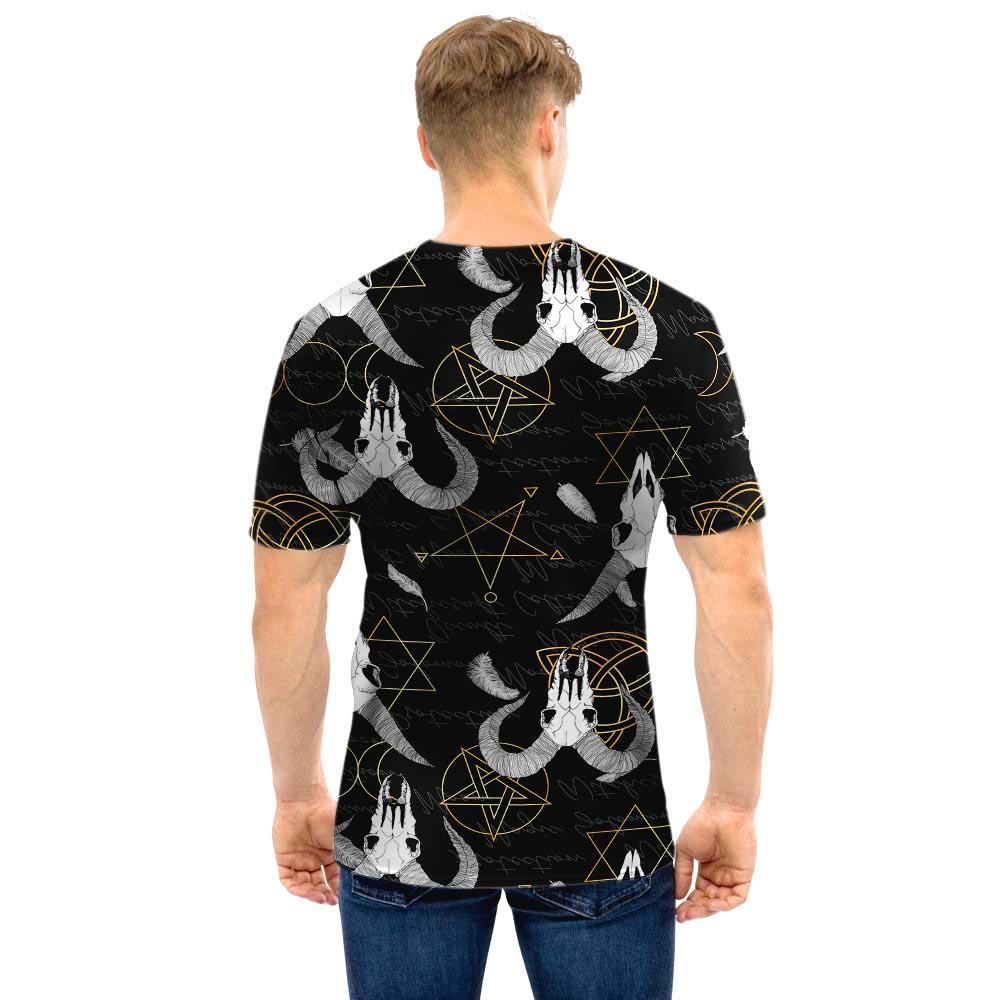 Capricorn Astrology Witch Gothic Men T Shirt-grizzshop