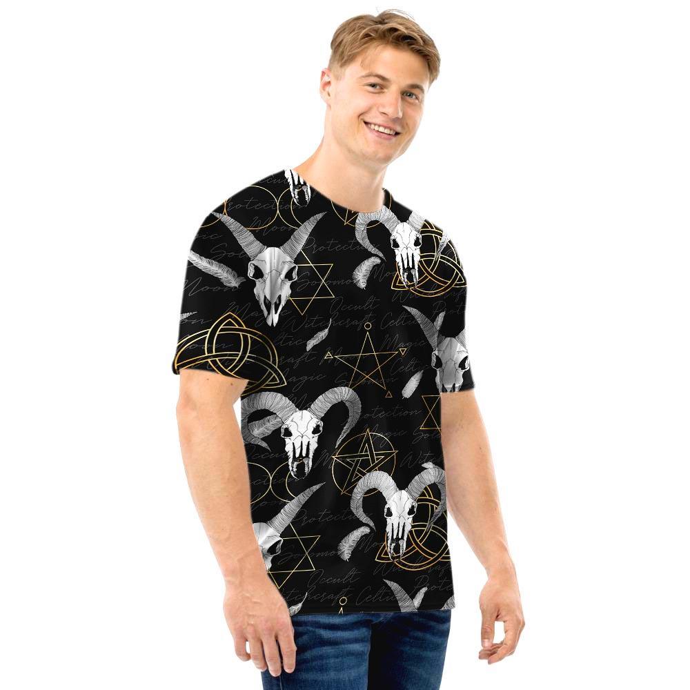 Capricorn Astrology Witch Gothic Men T Shirt-grizzshop