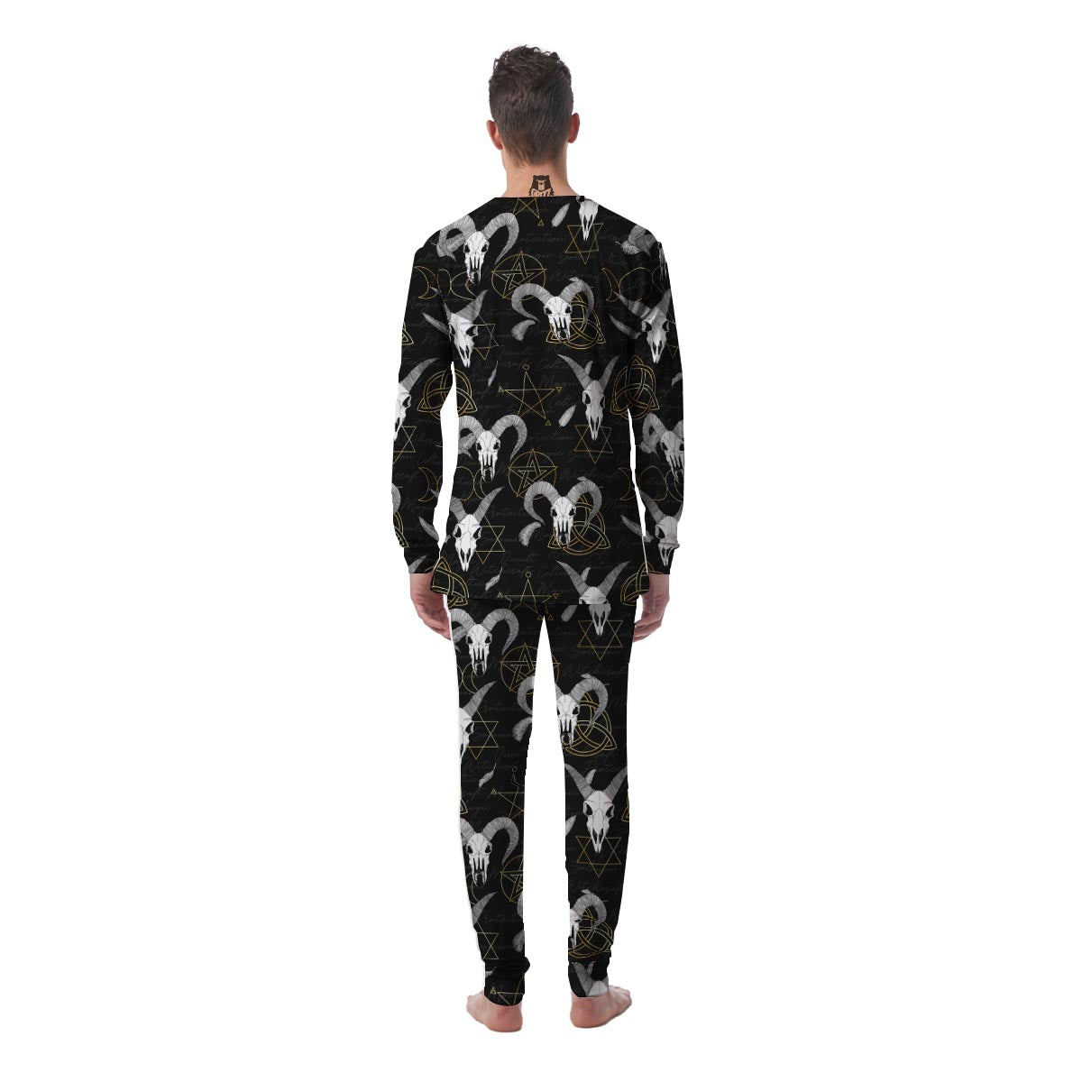 Capricorn Astrology Witch Gothic Men's Pajamas-grizzshop