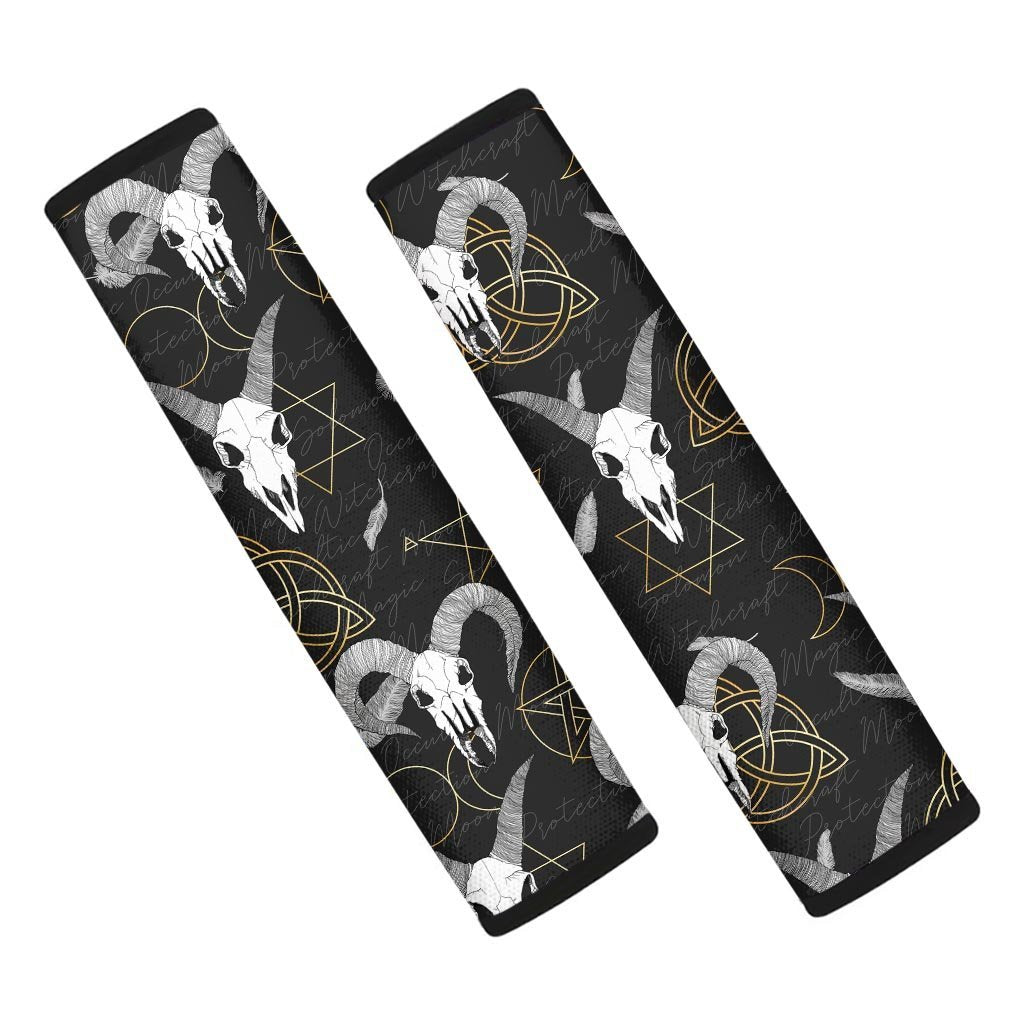 Capricorn Astrology Witch Gothic Seat Belt Cover-grizzshop