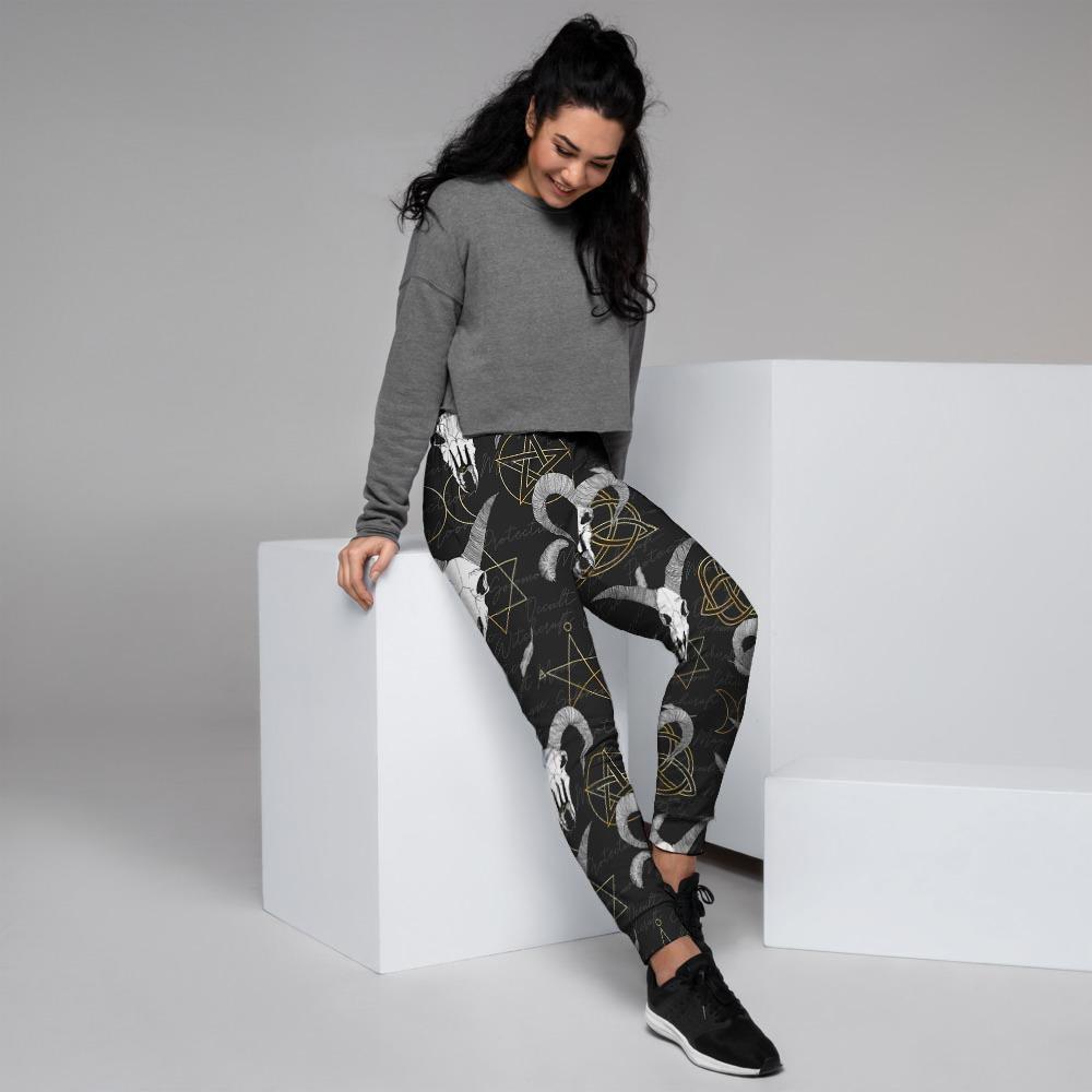 Capricorn Astrology Witch Gothic Women's Joggers-grizzshop