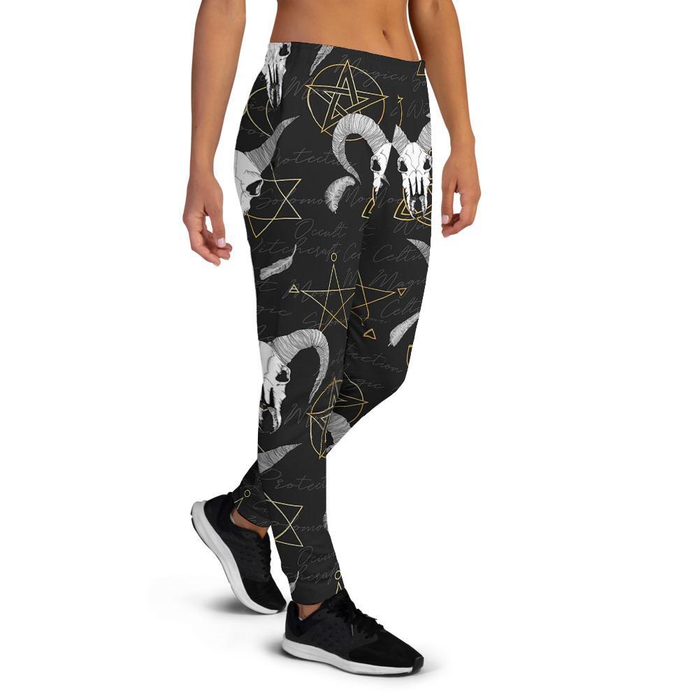 Capricorn Astrology Witch Gothic Women's Joggers-grizzshop