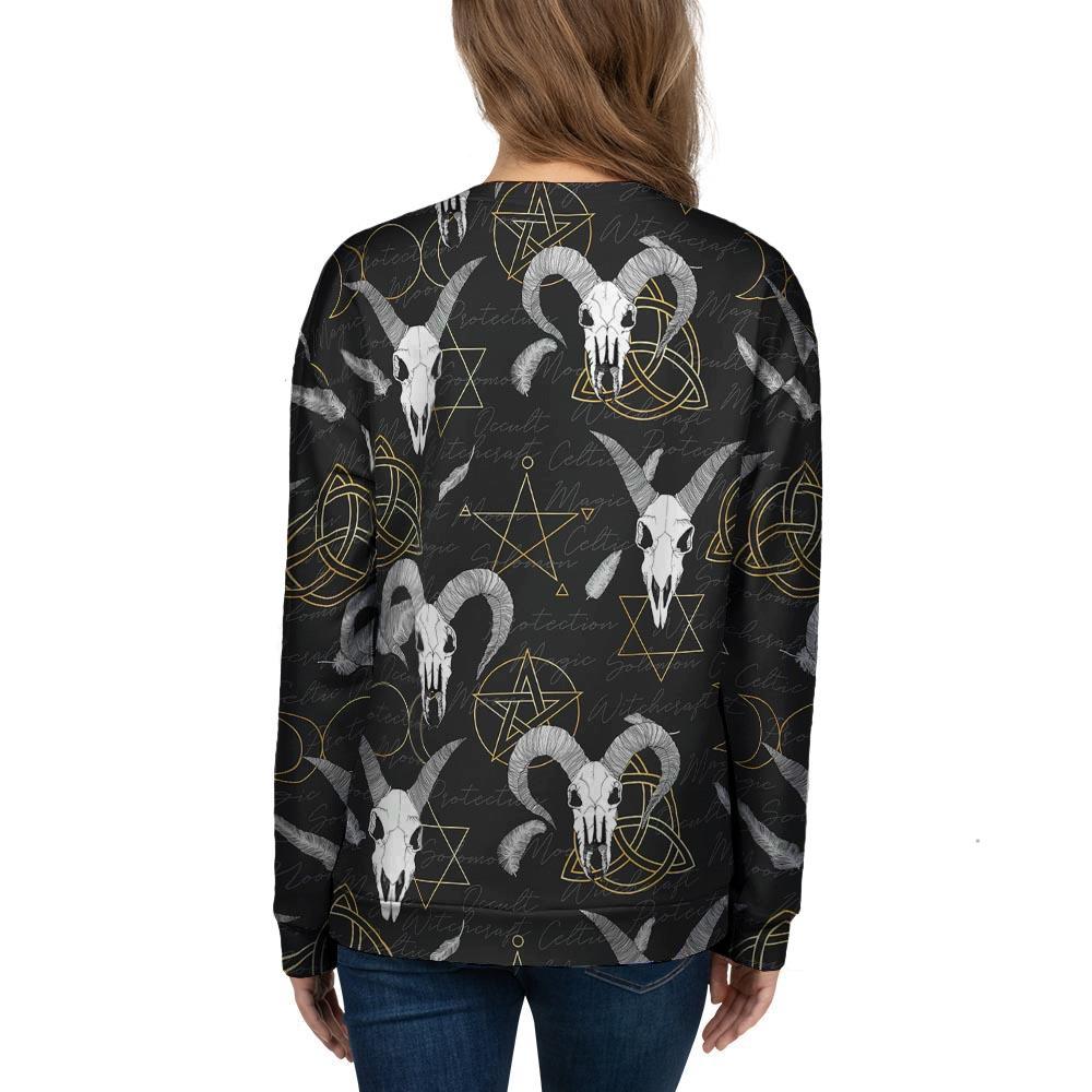 Capricorn Astrology Witch Gothic Women's Sweatshirt-grizzshop