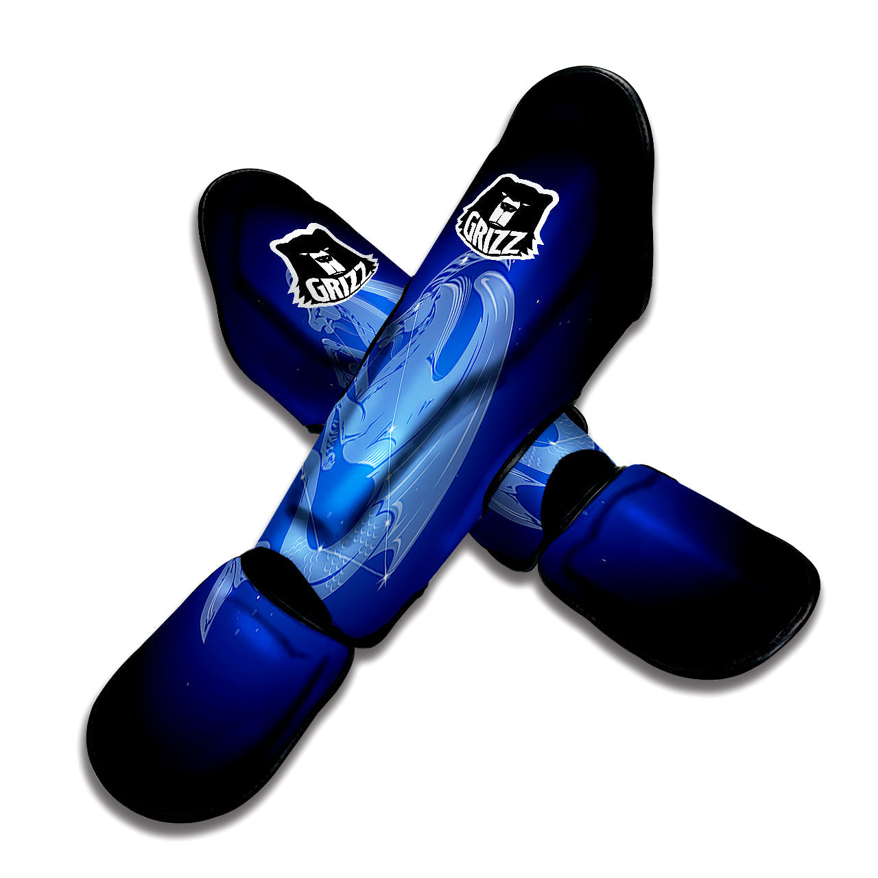Capricorn Constellation Print Muay Thai Shin Guards-grizzshop