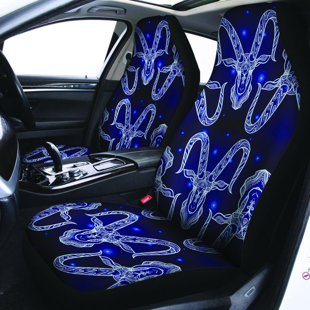 Capricorn Gothic Witch Car Seat Covers-grizzshop