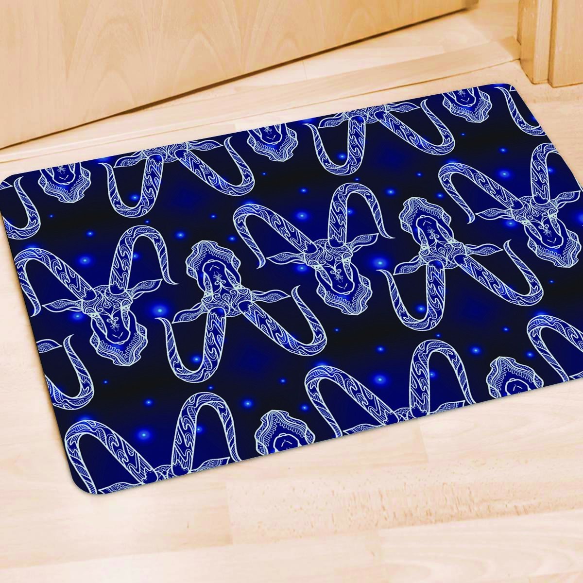 Capricorn Gothic Witch Door Mat-grizzshop