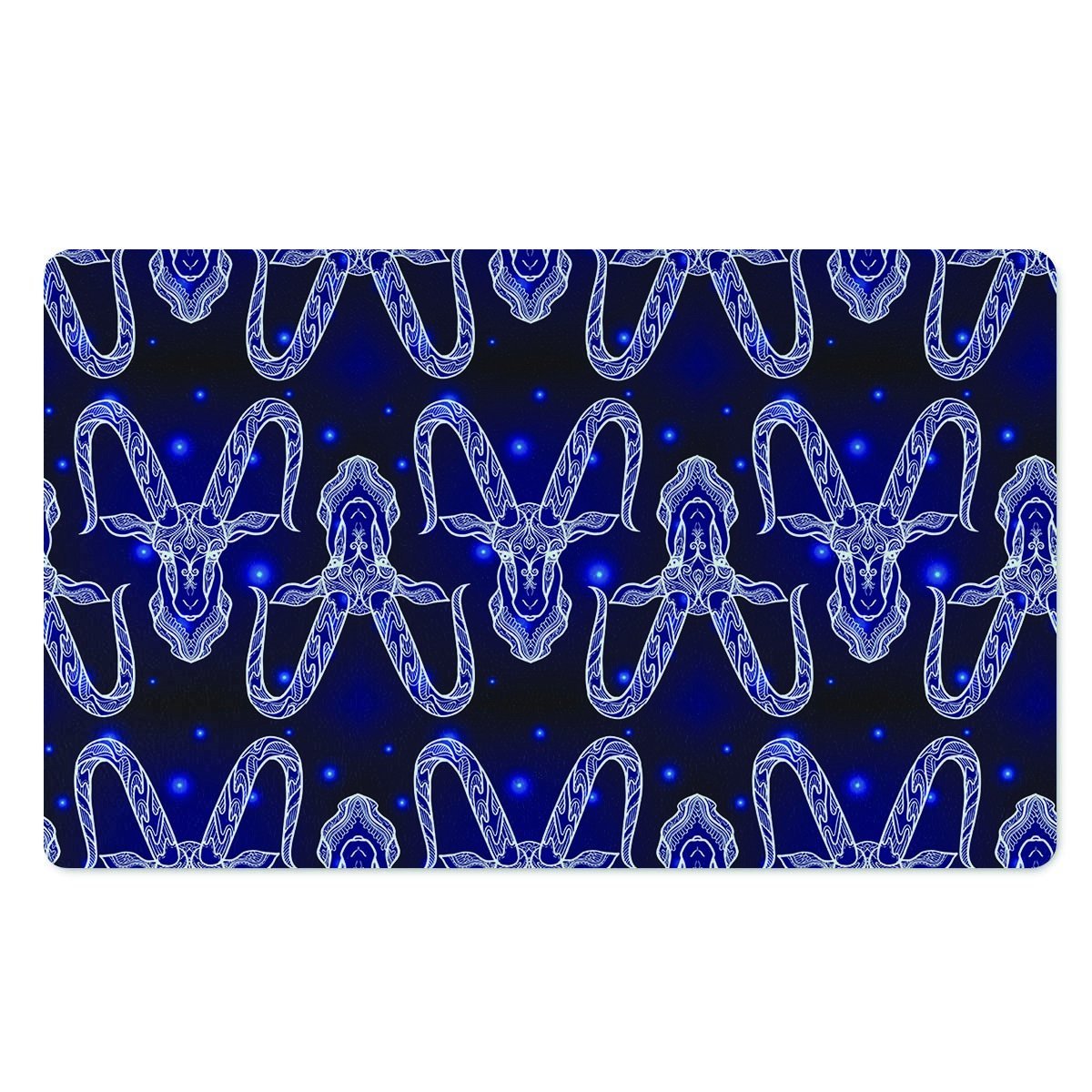 Capricorn Gothic Witch Door Mat-grizzshop