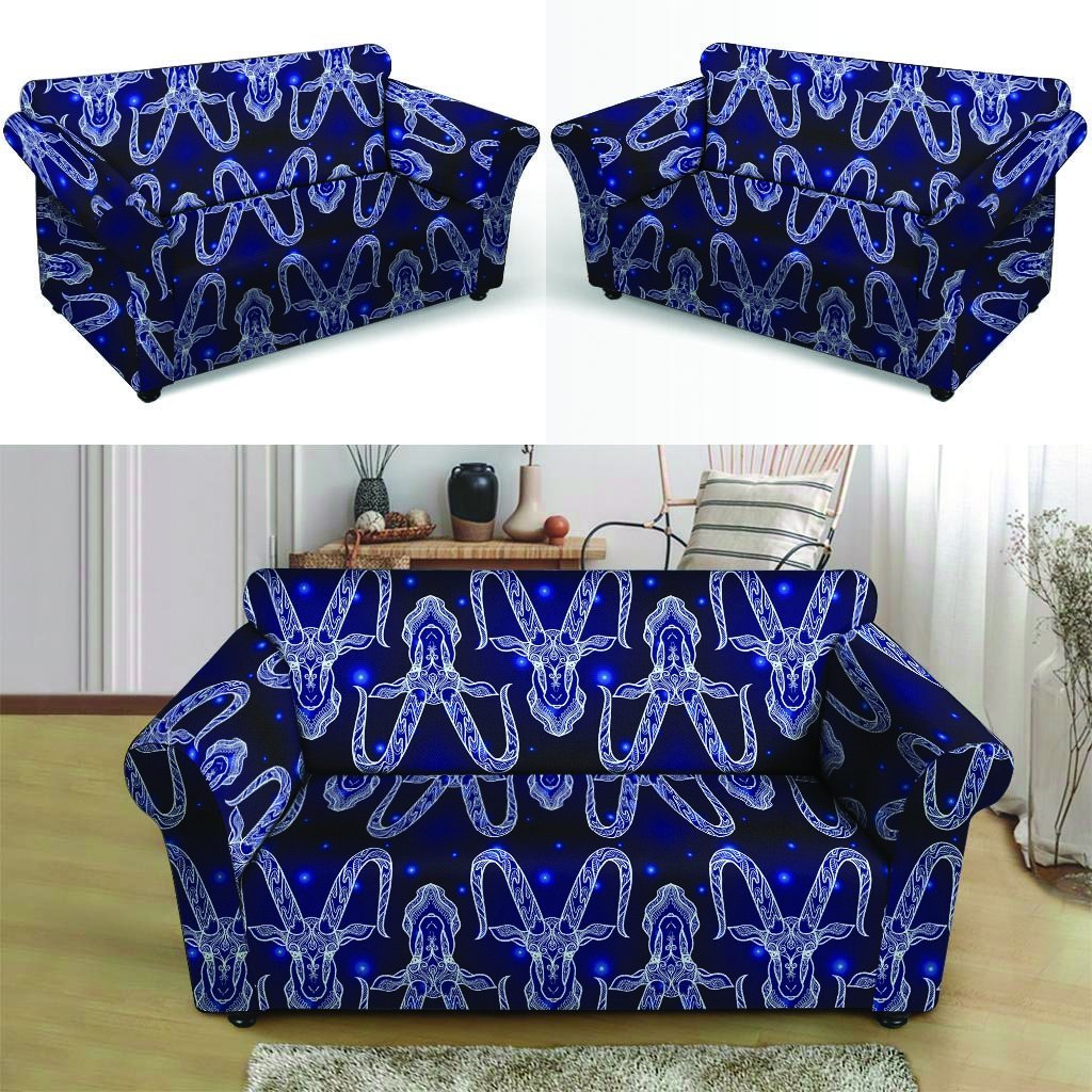 Capricorn Gothic Witch Loveseat Cover-grizzshop