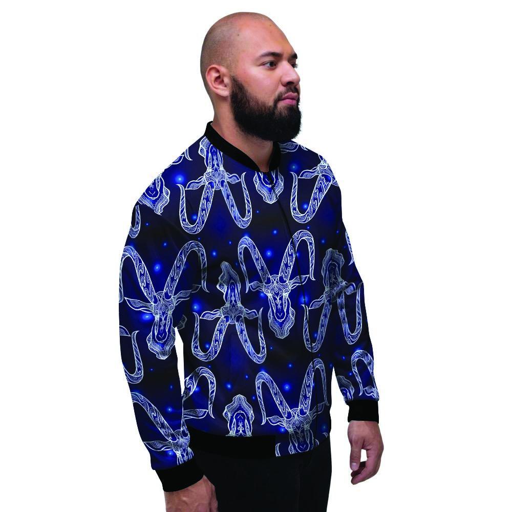 Capricorn Gothic Witch Men's Bomber Jacket-grizzshop