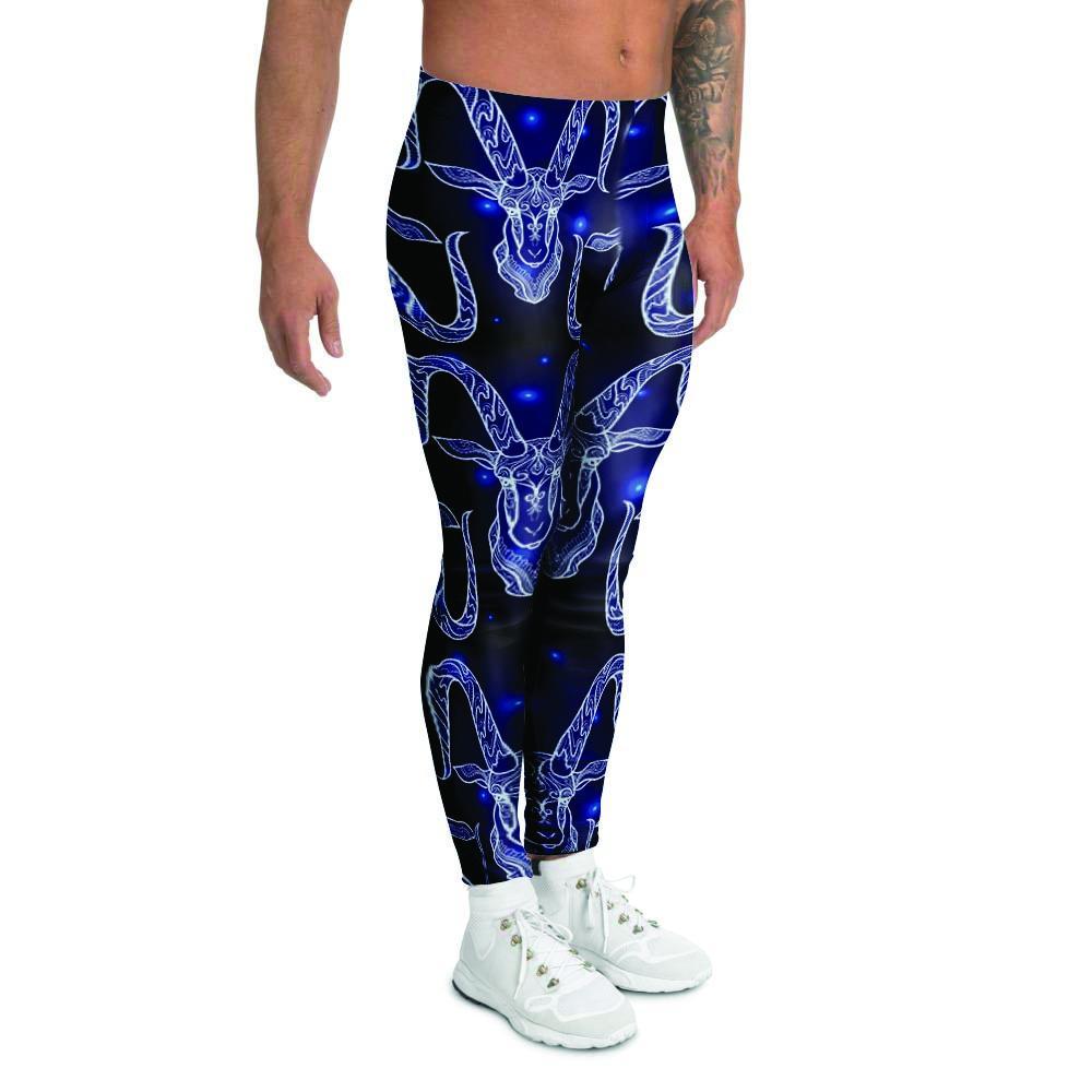 Capricorn Gothic Witch Men's Leggings-grizzshop