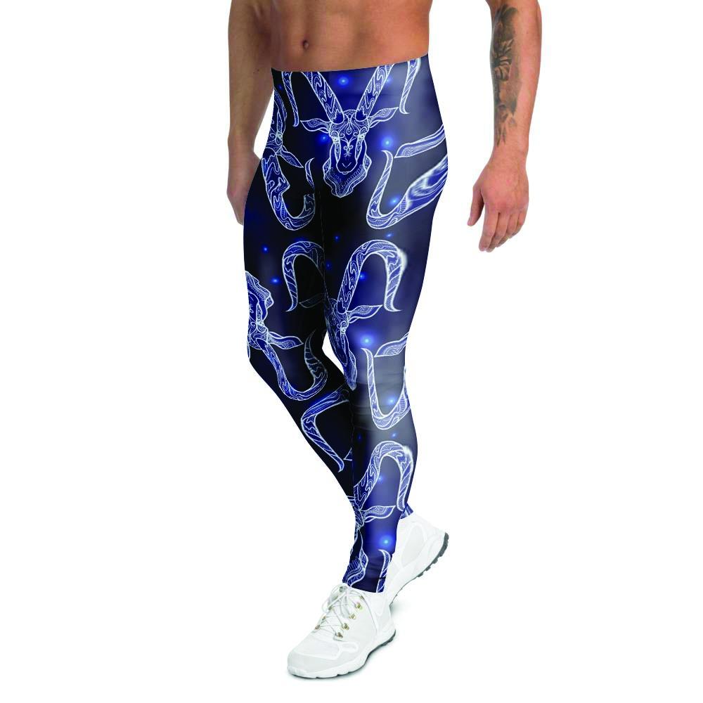 Capricorn Gothic Witch Men's Leggings-grizzshop