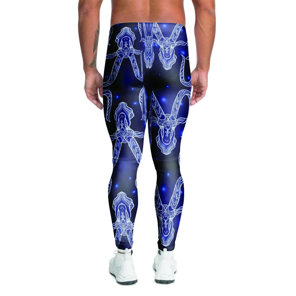 Capricorn Gothic Witch Men's Leggings-grizzshop