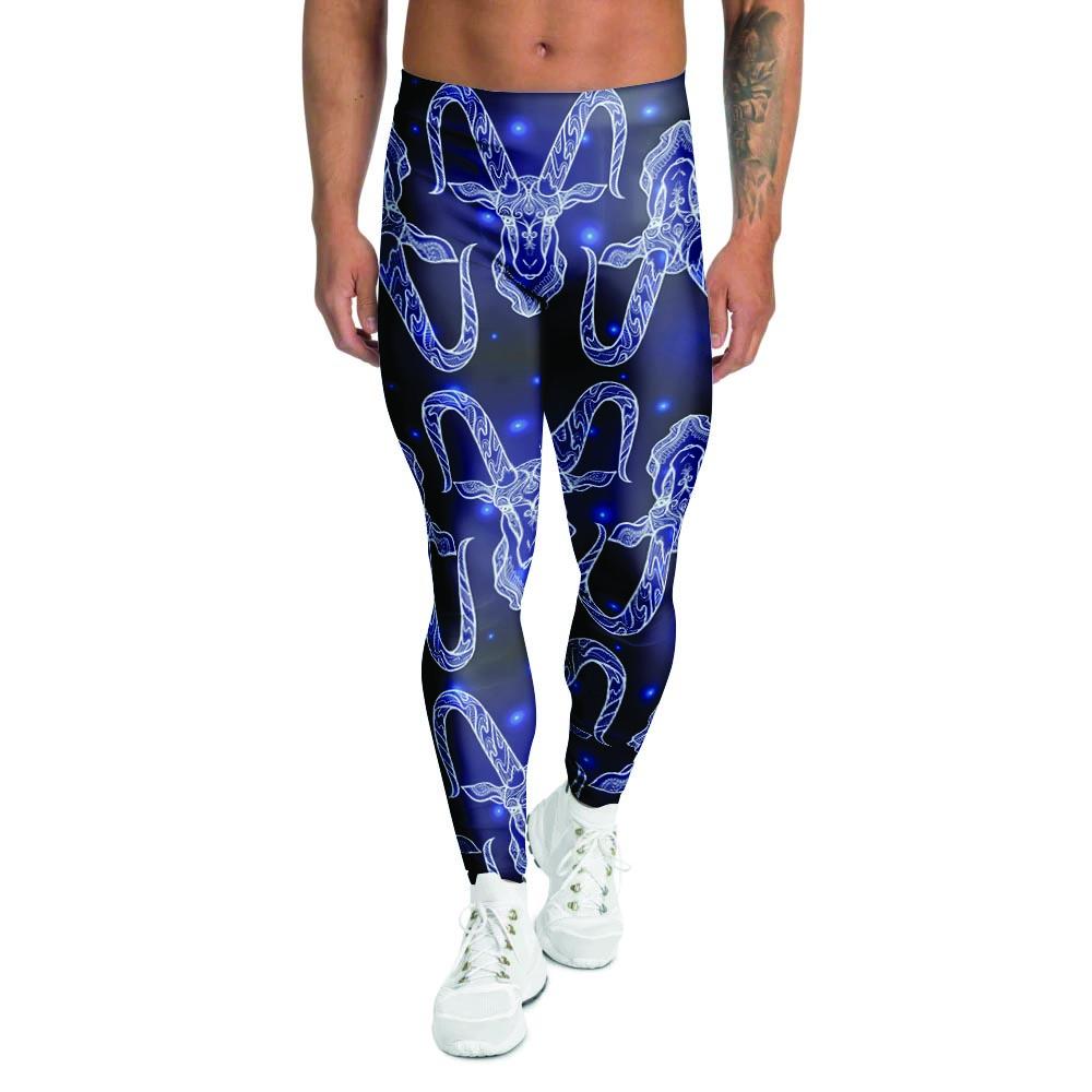 Capricorn Gothic Witch Men's Leggings-grizzshop