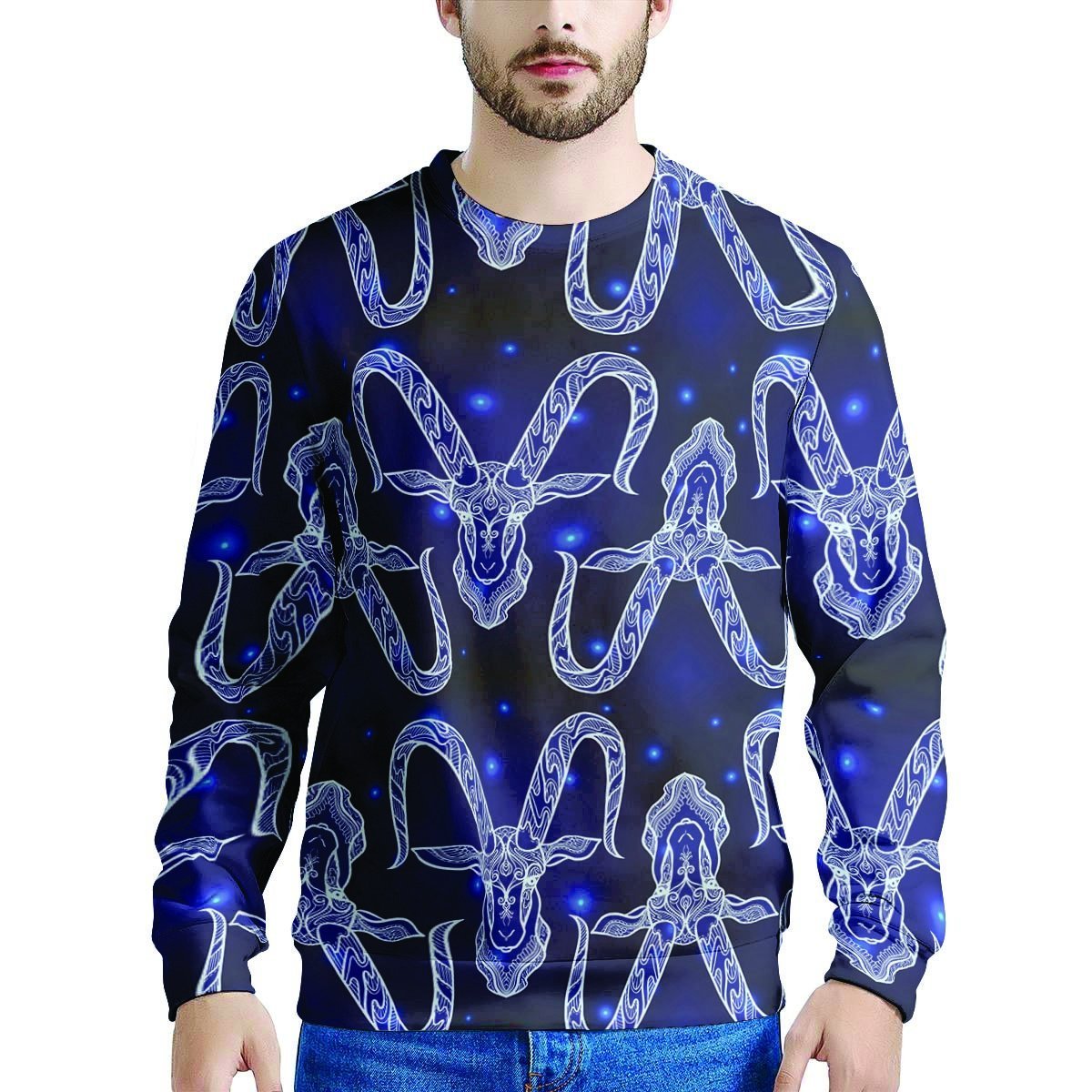 Capricorn Gothic Witch Men's Sweatshirt-grizzshop