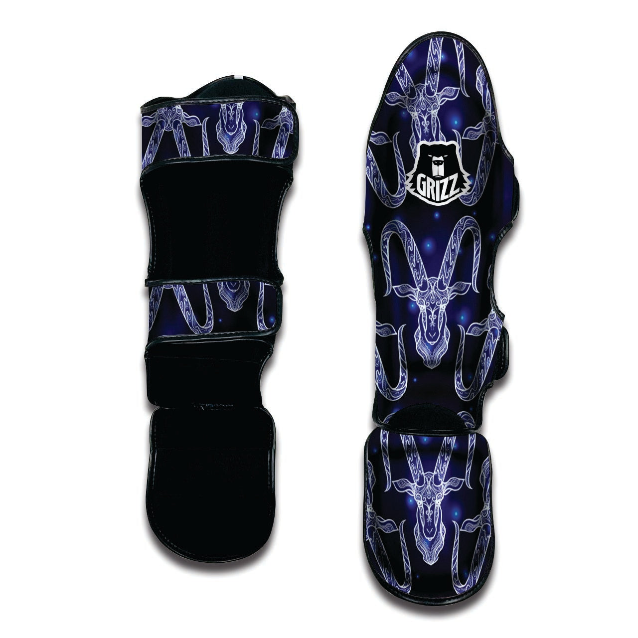 Capricorn Gothic Witch Muay Thai Shin Guard-grizzshop