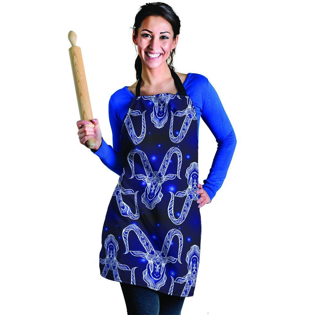 Capricorn Gothic Witch Women's Apron-grizzshop