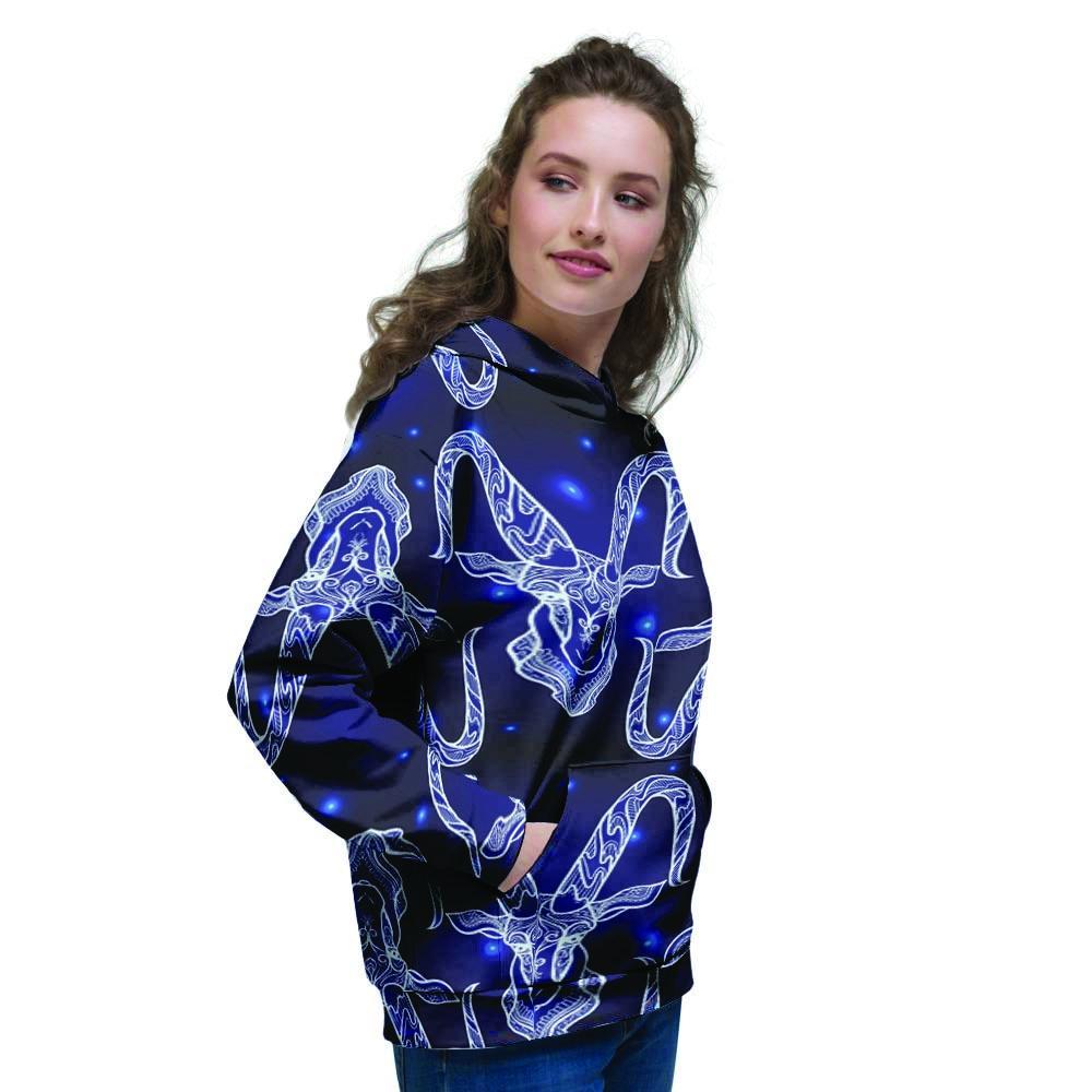 Capricorn Gothic Witch Women's Hoodie-grizzshop