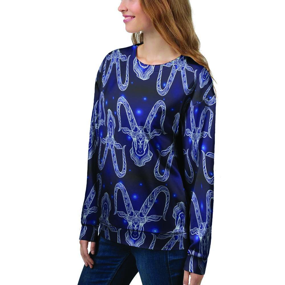 Capricorn Gothic Witch Women's Sweatshirt-grizzshop