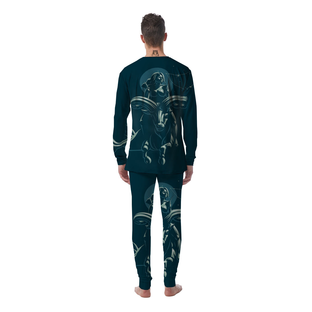 Capricorn Sign Astrology Print Men's Pajamas-grizzshop