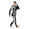 Capricorn Sign Zodiac White And Black Print Men's Pajamas-grizzshop