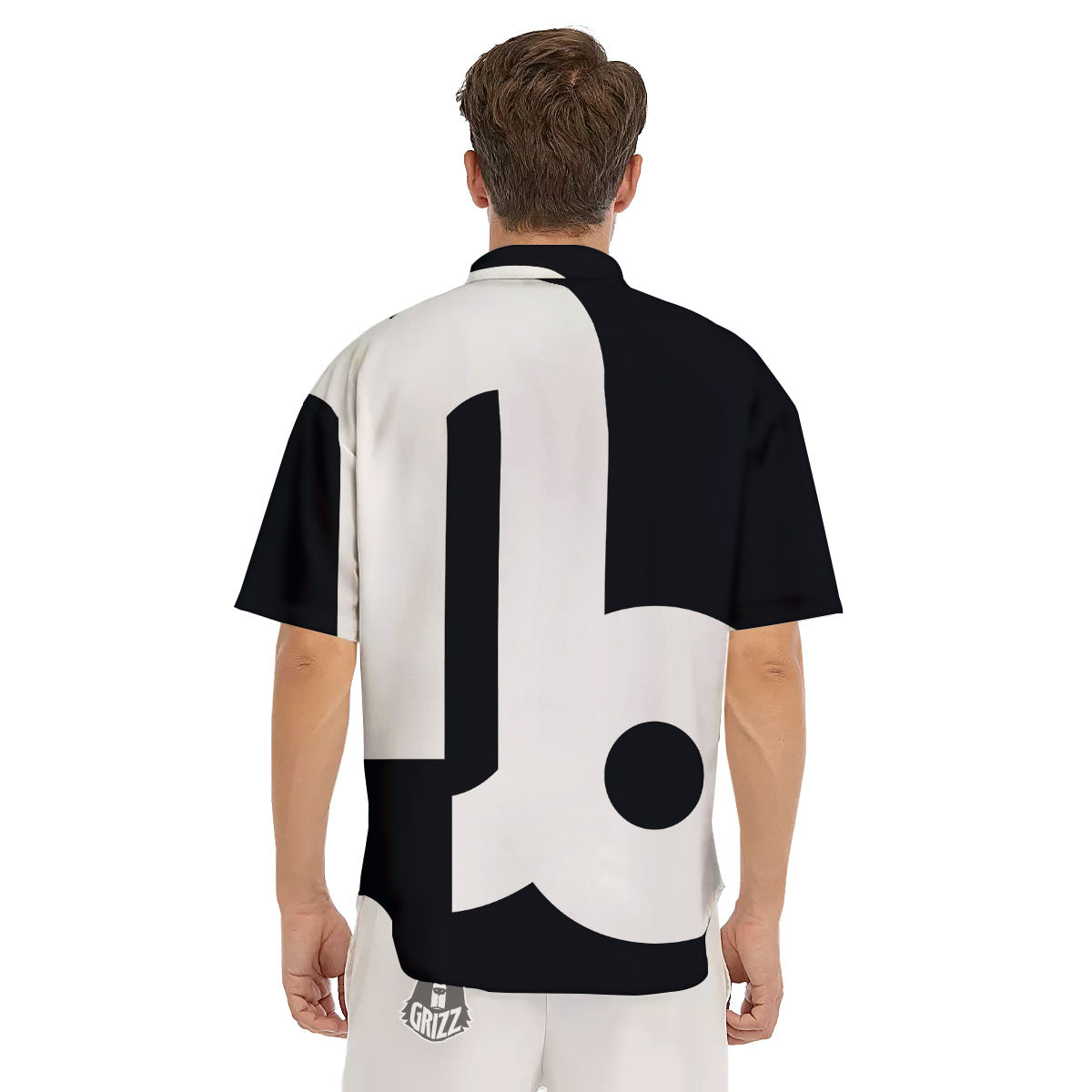 Capricorn Sign Zodiac White And Black Print Men's Short Sleeve Shirts-grizzshop