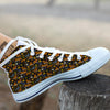 Capybaras Print Pattern White High Top Shoes-grizzshop