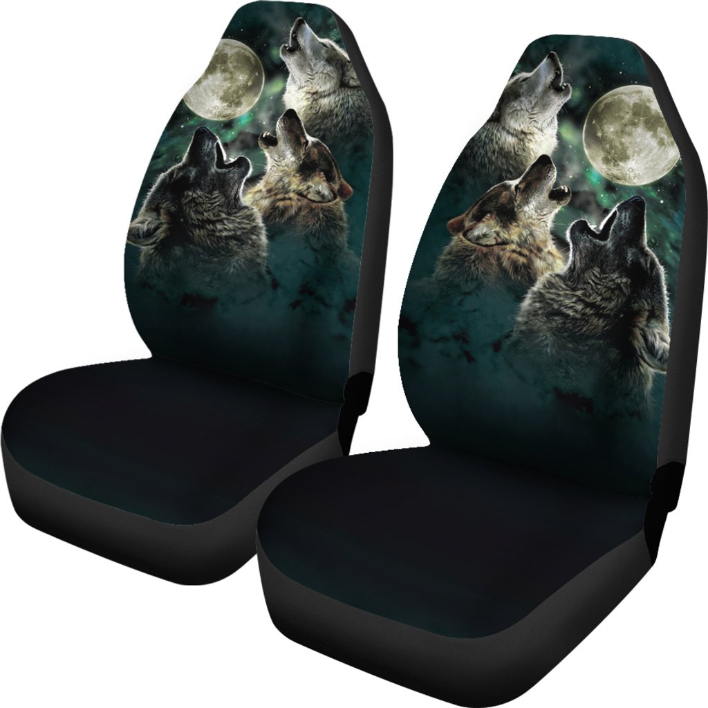 Car Seat Covers - WOLF CAR SEAT COVER BROTHERS / Universal Fit-grizzshop