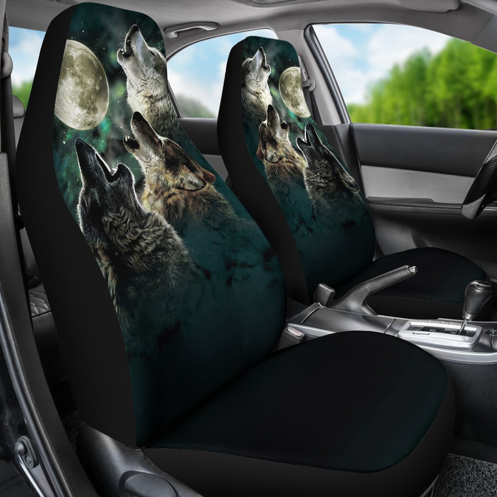 Car Seat Covers - WOLF CAR SEAT COVER BROTHERS / Universal Fit-grizzshop